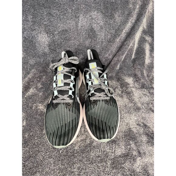 Nike Womens Air Winflo 9  Black Running Shoes Sneakers Size 9 - Picture 2 of 8